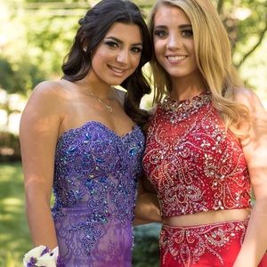 light purple prom dress
